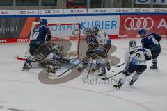 DEL - Vorbereitungsspiel - Saison 2021/22 - ERC Ingolstadt - Rytiri Kladno - Bow Landon Torwart (#29 Rytiri Kladno) - Pitule Tomas (#10 Rytiri Kladno) - Wojciech Stachowiak (#19 ERCI) - Simon Gnyp (#3 ERCI) - Foto: Meyer Jürgen