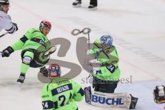 DEL - Eishockey - Saison 2020/21 - ERC Ingolstadt - Nürnberg Ice Tigers - Michael Garteig Torwart (#34 ERCI) - Foto: Jürgen Meyer