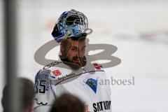 DEL - Vorbereitungsspiel - Saison 2021/22 - ERC Ingolstadt - Rytiri Kladno - Kevin Reich Torwart (#35 ERCI) - beim warm machen  - Foto: Jürgen Meyer