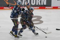 Penny DEL - Eishockey - Saison 2021/22 - ERC Ingolstadt - Red Bull München - Justin Feser (#71 ERCI) - Jerome Flaake (#90 ERCI) -  Foto: Jürgen Meyer