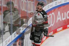 Penny DEL - Eishockey - Saison 2021/22 - ERC Ingolstadt - Kölner Haie - Der 2:4 Führungstreffer durch Marcel Barinka (#71 Köln) - Jubel -  Foto: Stefan Bösl