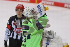 DEL - Eishockey - Saison 2020/21 - ERC Ingolstadt - Nürnberg Ice Tigers  - Nicolas Daws Torwart (#35 ERCI) - Foto: Jürgen Meyer