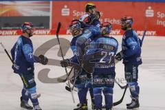 DEL - Eishockey - Saison 2020/21 - ERC Ingolstadt - Krefeld Pinguine - Der 2:1 Führungstreffer durch Daniel Pietta (#86 ERCI) - jubel - Foto: Jürgen Meyer