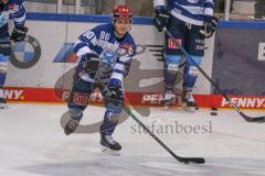 DEL - Eishockey - Saison 2020/21 - ERC Ingolstadt - Augsburger Panther - Enrico Henriquez-Morales(#90 ERCI)  beim warm machen - Foto: Jürgen Meyer