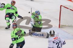 DEL - Eishockey - Saison 2020/21 - ERC Ingolstadt - Nürnberg Ice Tigers - Michael Garteig Torwart (#34 ERCI) - Foto: Jürgen Meyer