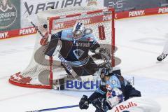 Eishockey - Saison 2022/23 - Finale - ERC Ingolstadt - Red Bull München - Jonas Stettmer Torwart (#1 ERCI) - Foto: Ralf Lüger