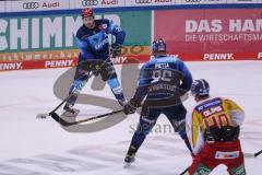 DEL - Eishockey - ERC Ingolstadt - Düsseldorfer EG - Wayne Simpson (21 ERC) Daniel Pietta (86 ERC) Ken Andre Olimb (40 DEG)