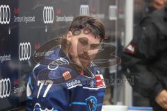 Penny DEL - Pre-Playoff - Spiel 2 - Eishockey - Saison 2021/22 - ERC Ingolstadt - Kölner Haie - Chris Bourque (#77 ERCI) muss im 4.Drittel auf die Strafbank -  Foto: Jürgen Meyer