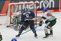 Penny DEL - Eishockey - Saison 2021/22 - ERC Ingolstadt - Augsburger Panther -  Der 2:0 Führungstreffer durch Frederik Storm (#9 ERCI)  - jubel - Markus Keller Torwart (#35 Augsburg) - Foto: Stefan Bösl
