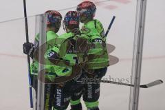 DEL - Eishockey - Saison 2020/21 - ERC Ingolstadt - Eisbären Berlin - Der 2:0 Führungstreffer durch Wojciech Stachowiak (#19 ERCI) - jubel - Foto: Jürgen Meyer