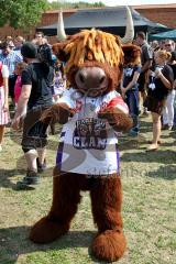 ERC Ingolstadt - Bayrisch-Schottisches Fanfest - Maskottchen des  Braehead - Foto: Jürgen Meyer