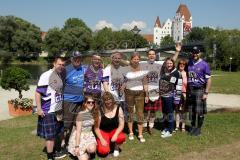 ERC Ingolstadt - Bayrisch-Schottisches Fanfest - Fans von Braehead - Foto: Jürgen Meyer