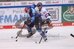 DEL - ERC Ingolstadt - Eisbären Berlin - Playoffs HF - Frederik Storm (9 ERC) gegen John Ramage (Nr.55 - Eisbären Berlin)