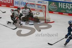 Penny DEL - Eishockey - Saison 2021/22 - ERC Ingolstadt - Kölner Haie -  Justin Pogge Torwart (#49 Köln) - Foto: Stefan Bösl