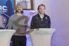 ERC Ingolstadt — Fantreffen -  Saison 2022/2023 - Marko Friedrich rechts - Wojciech Stachowiak links - - Foto: Markus Banai