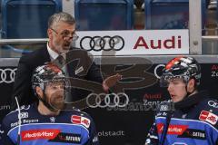 DEL; ERC Ingolstadt - Grizzlys Wolfburg; Chef-Trainer Mark French (ERC)