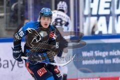 DEL; ERC Ingolstadt - Dresdner Eislöwen; vor dem Spiel Krauß Philipp (8 ERC)