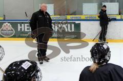 Eishockey - Nationalmannschaft Damen - Trainer Peter Kathan  - Rechts Co-Trainer Nationalmannschaft Benjamin Hinterstocker - Foto: Jürgen Meyer