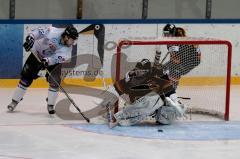 Eishockey Nationalmannschaft Damen - Burger Daniel (weiss) Harrer Viola Torhüterin - Foto: Jürgen Meyer