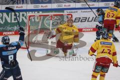 DEL; Playoffs; ERC Ingolstadt - DEG Düsseldorf; Tor Fabio Wagner (5 - ERC) Tor Jubel Treffer