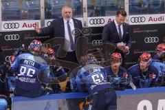 DEL - ERC Ingolstadt - EHC Red Bull München - Chef-Trainer Doug Shedden (ERC Ingolstadt)und Co-Trainer Tim Regan (ERC Ingolstadt)