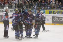 ERC-Ingolstadt gegen Augsburger Panther Sean Francois Boucher mit dem Führungstreffer zum 1.0 Foto: Juergen Meyer