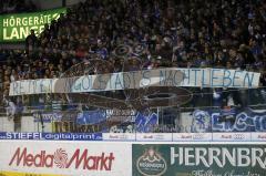 ERCI Fans zeigen Banner 