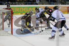 ERC-Ingolstadt gegen Krefeld Pinguine Likens Jeffrey im Slot Foto: Jürgen Meyer