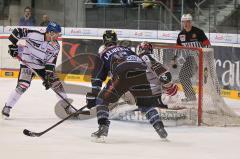 ERC-Ingolstadt gegen Augsburger Panther John Laliberte mit dem 3:1 Führungstreffer Foto: Juergen Meyer