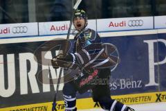 DEL - ERC Ingolstadt - Augsburg Panther - Tor durch Michel Périard (6) Jubel 1:3