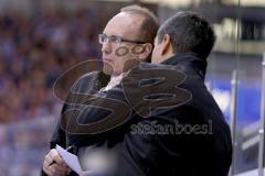 DEL - ERC Ingolstadt - Adler Mannheim - Larry Huras (Trainer ERC Ingolstadt) - Emanuel Viveiros (CO-Trainer ERC Ingolstadt) - Foto: Jürgen Meyer