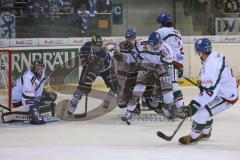 DEL - ERC Ingolstadt - Augsburg Panther - John Laliberte (15) knapp am Tor