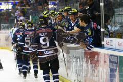 DEL - ERC Ingolstadt - Straubing Tigers - Brandon Buck bejubelt sein Tor. -  Foto: Adalbert Michalik