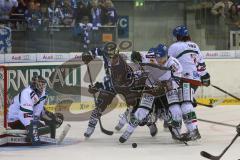 DEL - ERC Ingolstadt - Augsburg Panther - John Laliberte (15) knapp am Tor