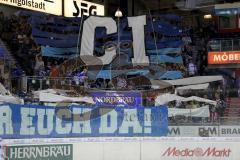 DEL - Eishockey - Saison 2015/2016 - ERC Ingolstadt - Augsburger Panther - Fan Choreo - Foto: Jürgen Meyer