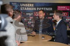 DEL - Eishockey - ERC Ingolstadt - Iserlohn Roosters - Saison 2016/2017 - Eishockey Bundestrainer Marco Sturm steht der Presse Rede und Antwort - Foto: Meyer Jürgen