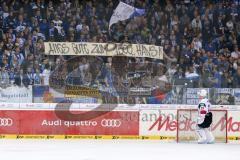 DEL - Eishockey - ERC Ingolstadt - Kölner Haie - Saison 2015/2016 - Fans - choreo - Hans Fischer - Banner - Foto: Jürgen Meyer