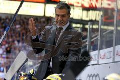 DEL - Eishockey - Saison 2015/2016 - ERC Ingolstadt - Augsburger Panther - Manny Viveiros (Trainer ERC Ingolstadt) - Foto: Jürgen Meyer