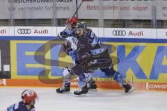 Im Bild: Colton Jobke (#7 ERC)

Eishockey - Herren - DEL - Saison 2019/2020 -  ERC Ingolstadt - Iserlohn Roosters - Foto: Ralf Lüger