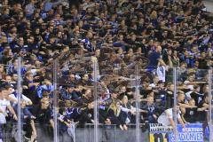 Im Bild: Die Fans feiern Ihre Mannschaft

Eishockey - Herren - DEL - Saison 2019/2020 -  ERC Ingolstadt - Augsburger Panther - Foto: Ralf Lüger