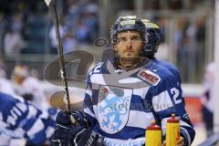 Im Bild: Matt Bailey (#22 ERC)

Eishockey - Herren - DEL - Saison 2019/2020, Spiel 5 - 26.09.2019 -  ERC Ingolstadt - EHC Red Bull München - Foto: Ralf Lüger