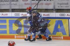 Im Bild: Colton Jobke (#7 ERC)

Eishockey - Herren - DEL - Saison 2019/2020 -  ERC Ingolstadt - Iserlohn Roosters - Foto: Ralf Lüger