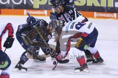 Im Bild: Darin Olver (#40 ERC) und Mark Olver (#91 Eisbären Berlin) beim Bully

Eishockey - Herren - DEL - Saison 2019/2020 -  ERC Ingolstadt - Eisbären Berlin - Foto: Ralf Lüger