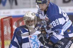 Im Bild: Jonas Stettmer (#1 ERC)

Eishockey - Herren - DEL - Saison 2019/2020 -  ERC Ingolstadt - Adler Mannheim - Foto: Ralf Lüger