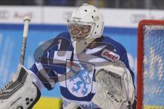 Im Bild: Jonas Stettmer (#1 ERC)

Eishockey - Herren - DEL - Saison 2019/2020 -  ERC Ingolstadt - Adler Mannheim - Foto: Ralf Lüger