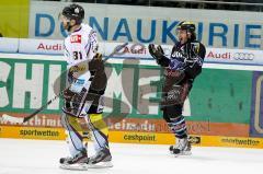 ERC Ingolstadt - Krefeld Pinguine - Playoff - Viertelfinale - Spiel2  - Michel Periard jubelt über sein Tor zum 2:1 Führungstreffer - Foto: Juergen Meyer