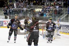 ERC Ingolstadt - Krefeld Pinguine - Playoff - Viertelfinale - Spiel2 - Michel Periard mit dem 2:1 Führungstreffer - Foto: Juergen Meyer