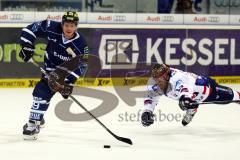 DEL - Play Offs - ERC Ingolstadt - Iserlohn Roosters - Christoph Gawlik mit einer Torchance. Foto: Adalbert Michalik