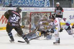 ERC Ingolstadt - Krefeld Pinguine - Playoff - Viertelfinale - Spiel2 - Thomas Greilinger mit der Chance zum Führungstreffer - Foto: Juergen Meyer