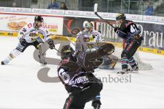 ERC Ingolstadt - Krefeld Pinguine - Playoff - Viertelfinale - Spiel2 - Michel Periard mit dem 2:1 Führungstreffer - Foto: Juergen Meyer